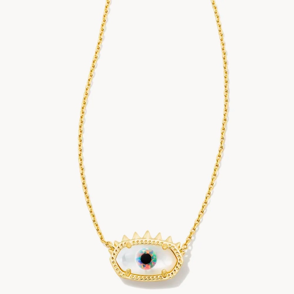 Kendra Scott Elisa Eye Mother of Pearl Necklace